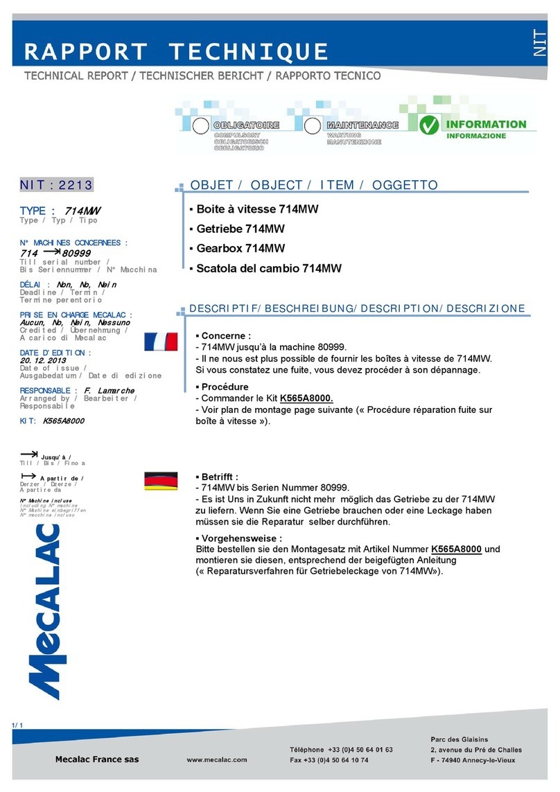 mecalac 714MW User manual