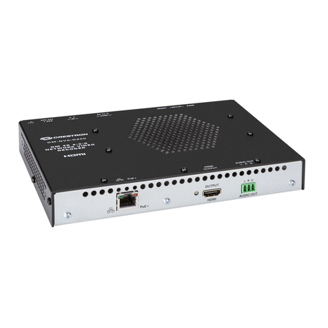 Crestron DM-NVX-D200 User manual
