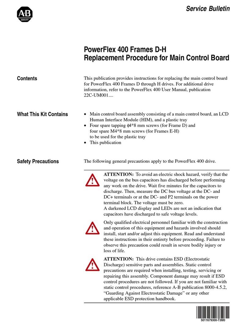 AB Quality PowerFlex 400 Frames D-H Reference manual