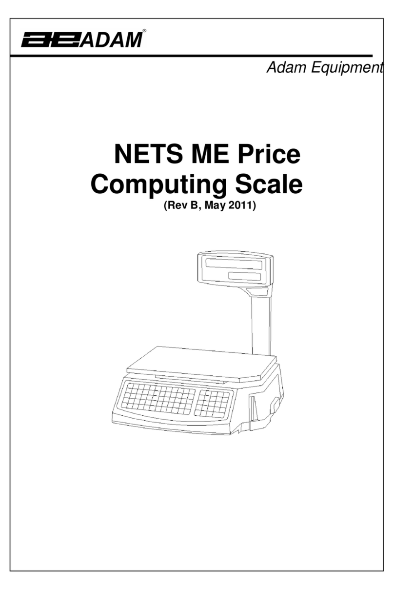 Adam Equipment NETS ME Price manual