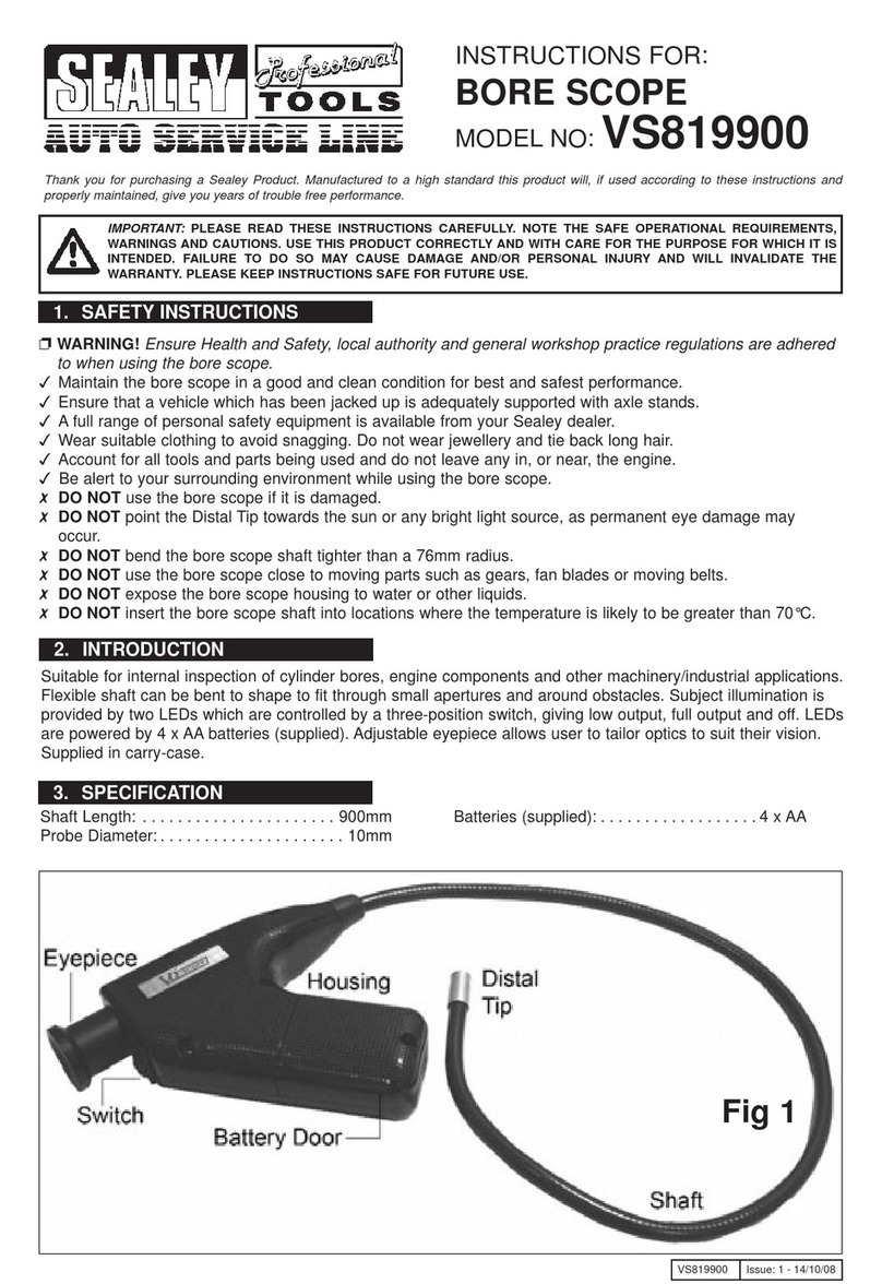 Sealey VS819900 User manual