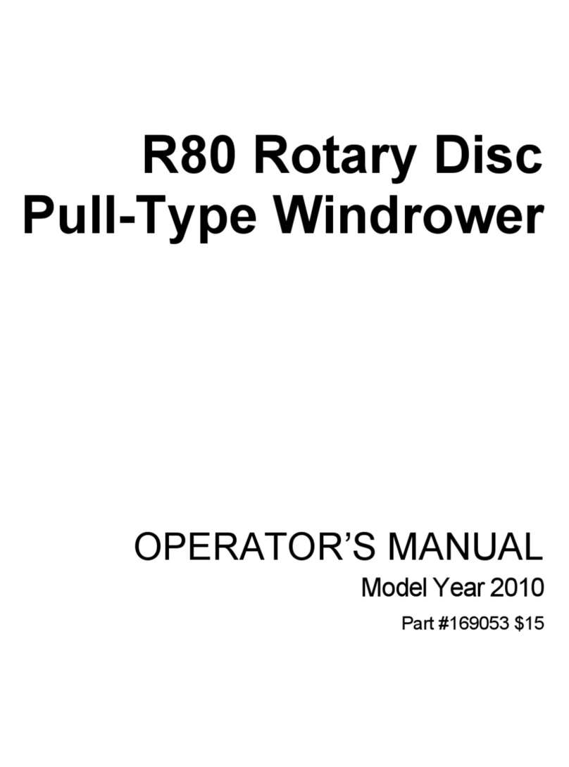 MacDon R80 Operator's manual