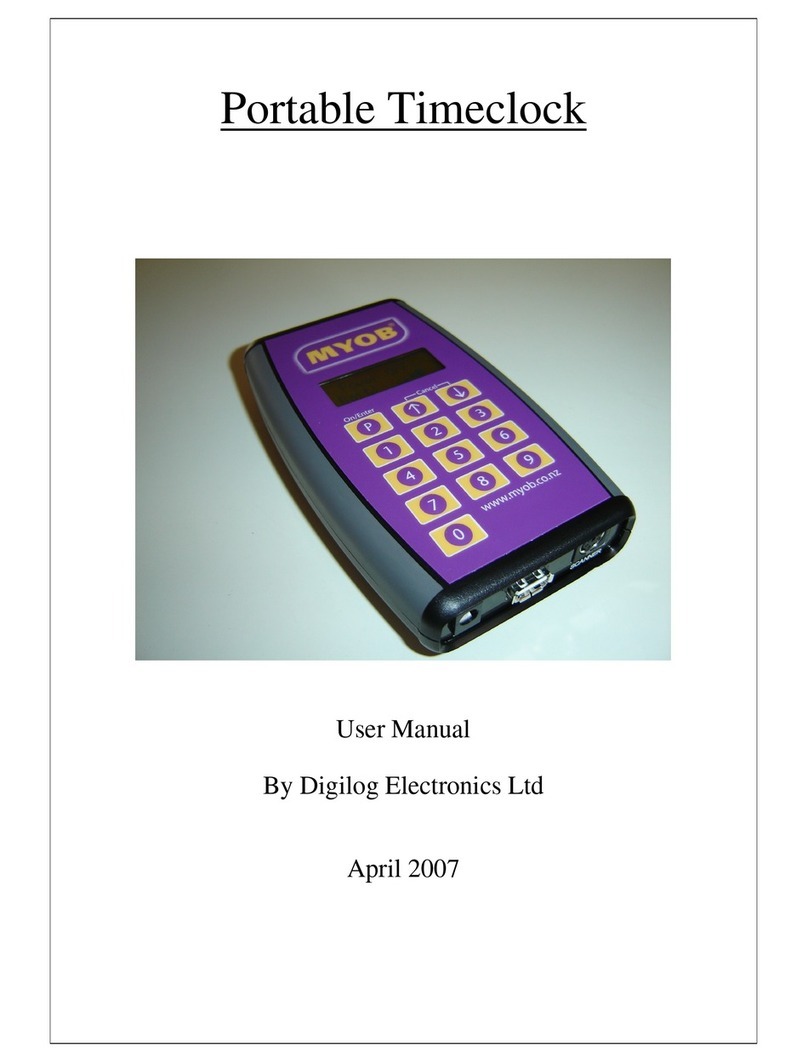 Digilog Electronics MYOB user manual