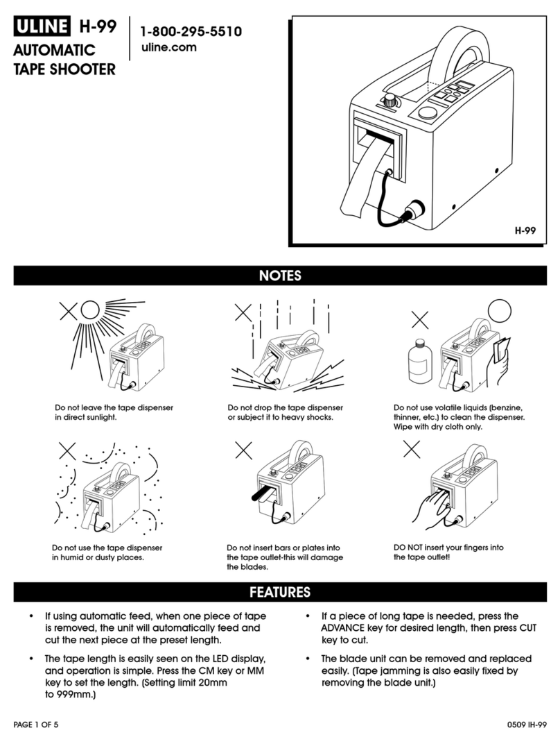 U-Line H-99 User manual