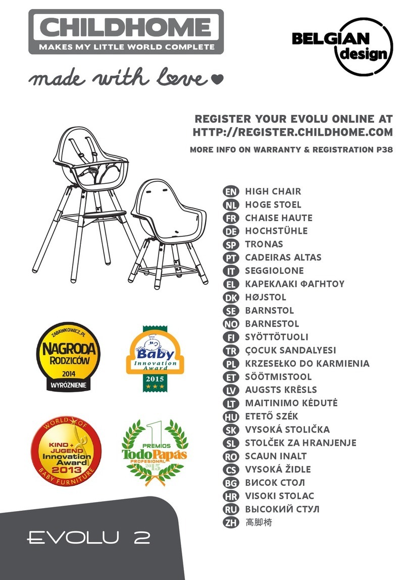 CHILDHOME EVOLU 2 User manual