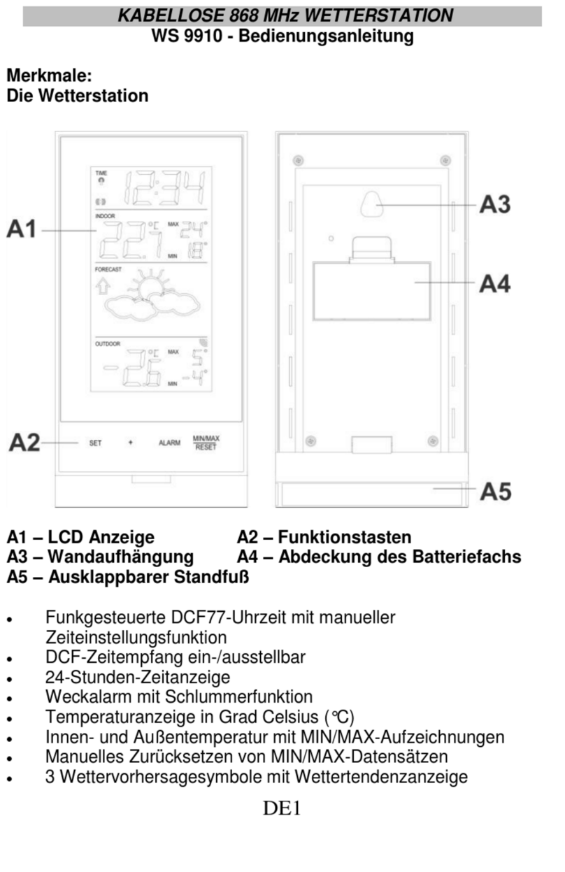 Technoline WS 9910 User manual
