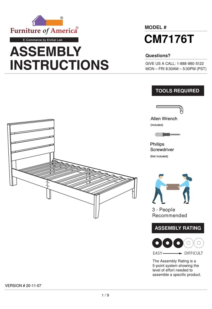 Furniture of America CM7176T Assembly instructions Furniture of America CM7176T Assembly instructions