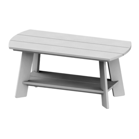 Seaside Casual Adirondack Coffee Table User manual Seaside Casual Adirondack Coffee Table User manual