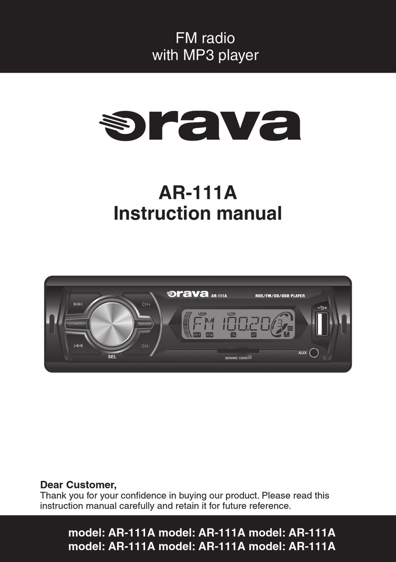 Orava AR-111A User manual