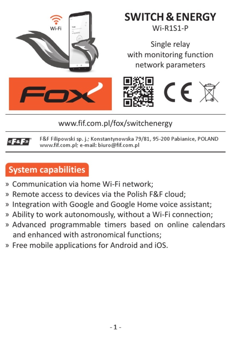 Fox Wi-R1S1-P quick start guide