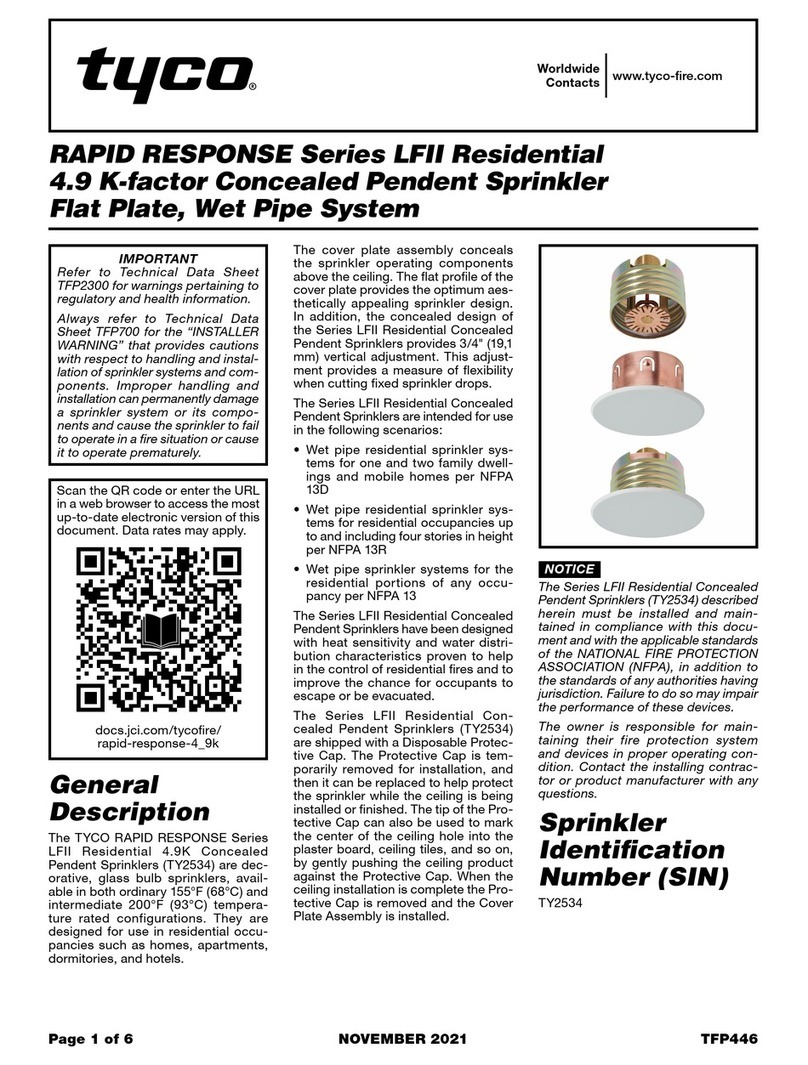 Tyco Rapidresponse LFII Series User manual