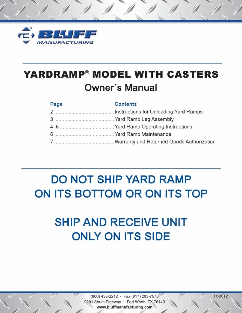 Bluff YARDRAMP owner's manual
