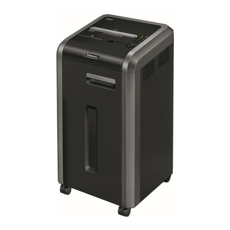 Fellowes Powershred Series Technical & service manual