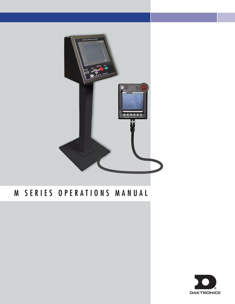 Daktronics M Series Operation manual