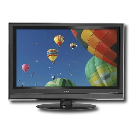 Hitachi Ultravision P42H401 Operating instructions