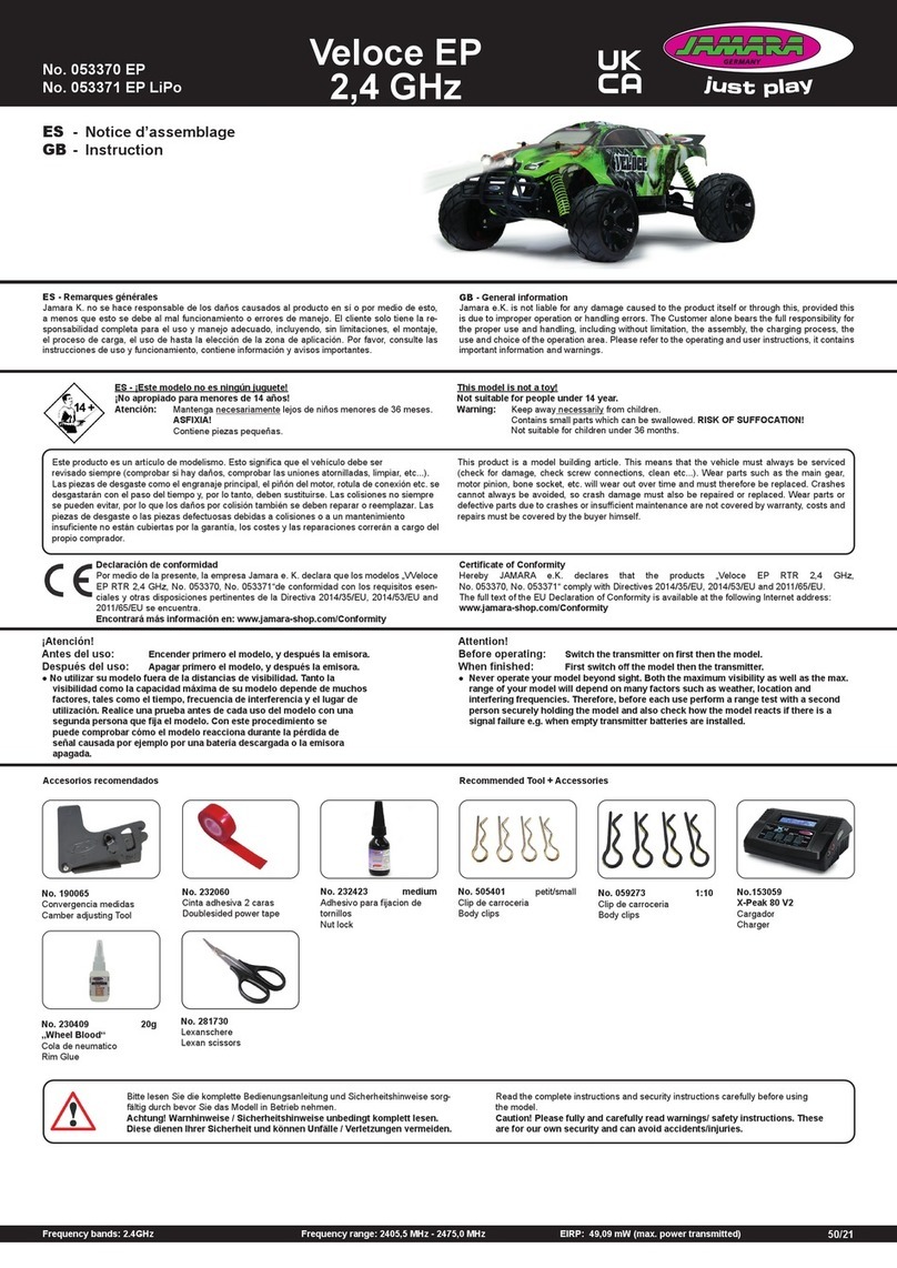 Jamara Veloce EP User manual