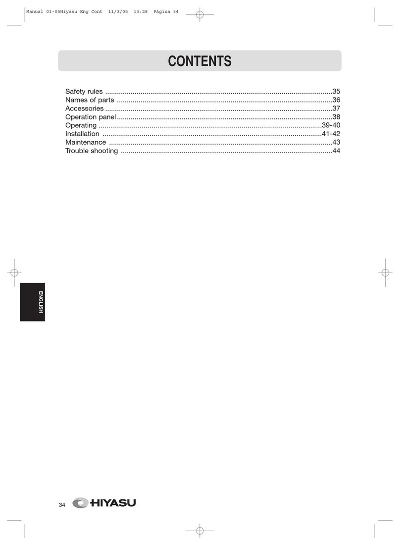 Hiyasu APH-9A User manual