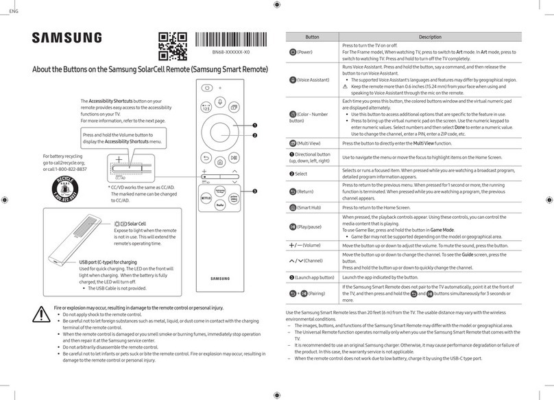 Samsung RMCSPB1EP1 User manual
