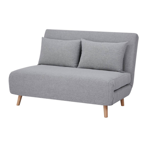 Homebase FREYA FOLDING SOFA BED User manual