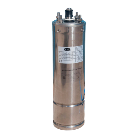 PYD Electrobombas MOTOR 4 Series Instruction manual and maintenance