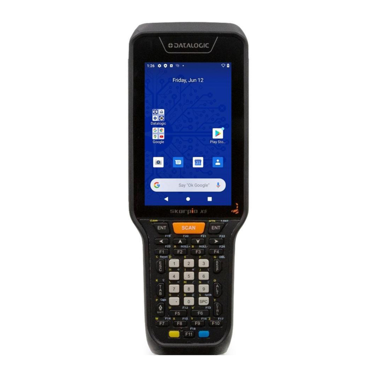 Datalogic Skorpio X5 quick start guide