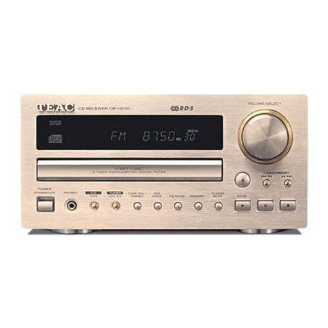 Teac CR-H220 User manual
