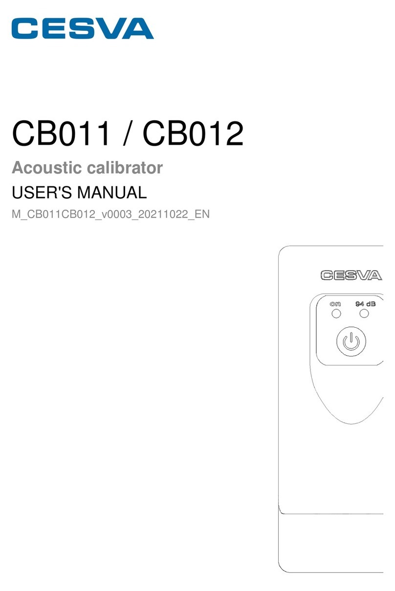 CESVA CB011 user manual