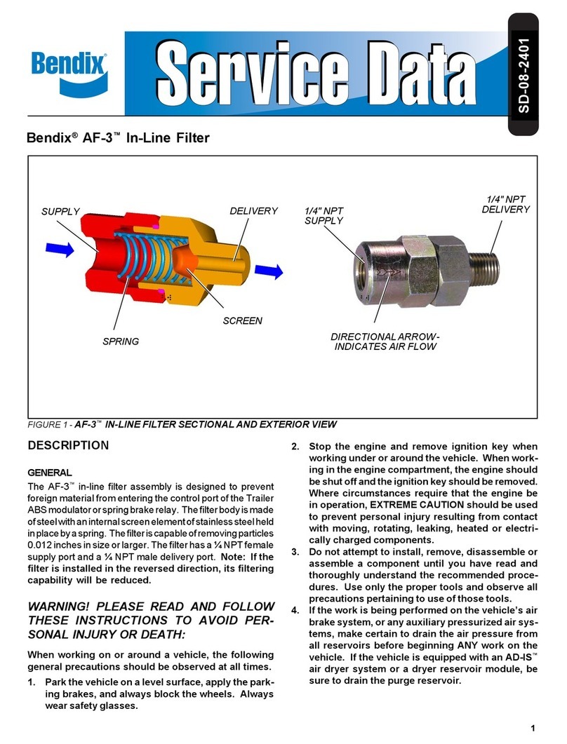 BENDIX AF-3 Mounting instructions