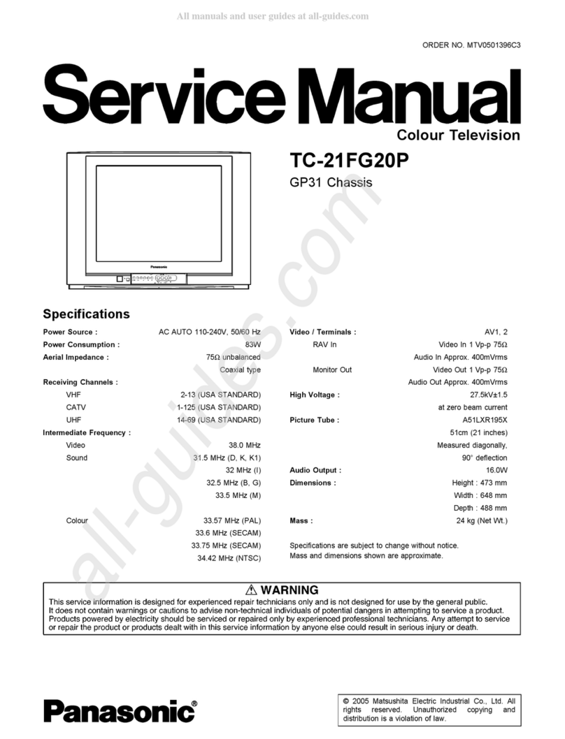 Panasonic TC-21FG20P User manual
