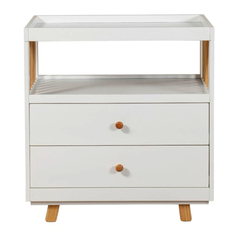 Mocka Aspen Change Table with Drawers User manual Mocka Aspen Change Table with Drawers User manual