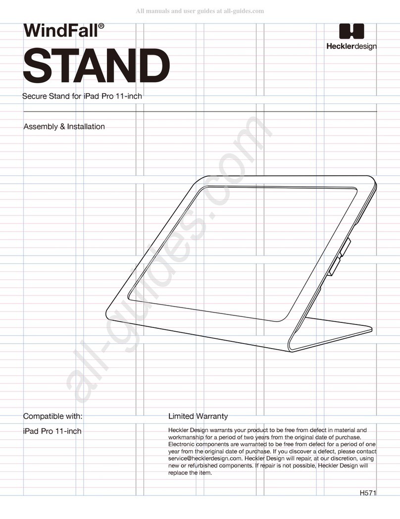 Heckler Design WindFall STAND H571 Assembly & installation