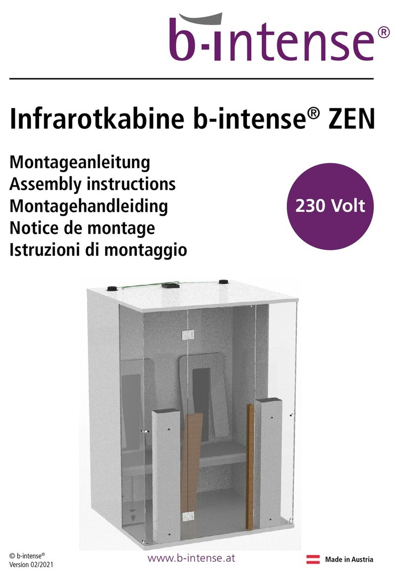 b-intense Zen Assembly instructions b-intense Zen Assembly instructions
