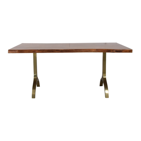 West Elm Cast Trestle User manual
