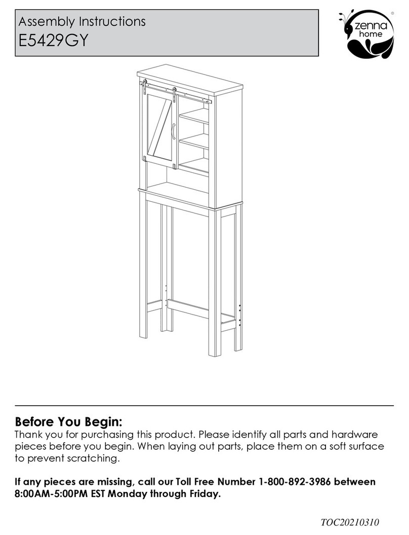 Zenna Home E5429GY Assembly instructions