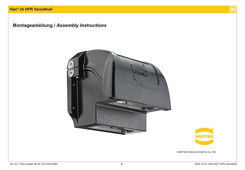 HARTING Han 24 HPR VarioShell Assembly instructions