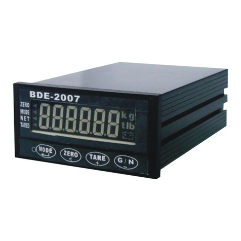 BDE BDE-2007 manual