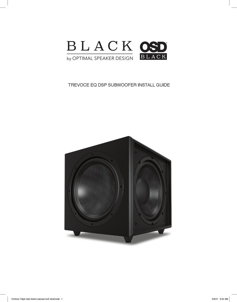 Optimal Speaker Design Black TreVoce8 EQ DSP install guide Optimal Speaker Design Black TreVoce8 EQ DSP install guide