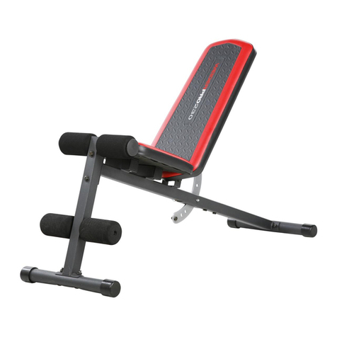 Weider 230 user manual