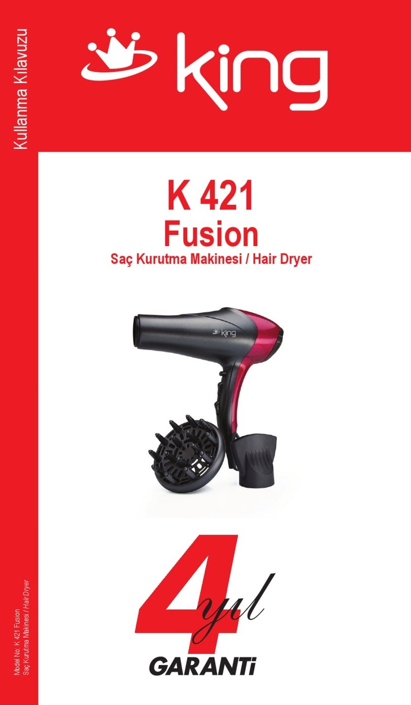 KING K 421 Fusion User manual