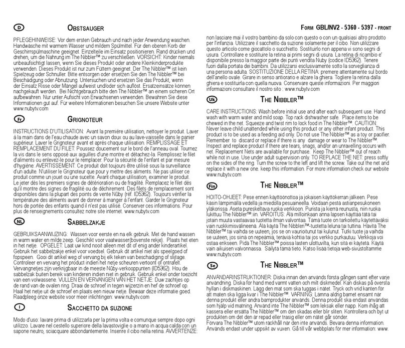 Nüby The Nibbler 5360 User manual