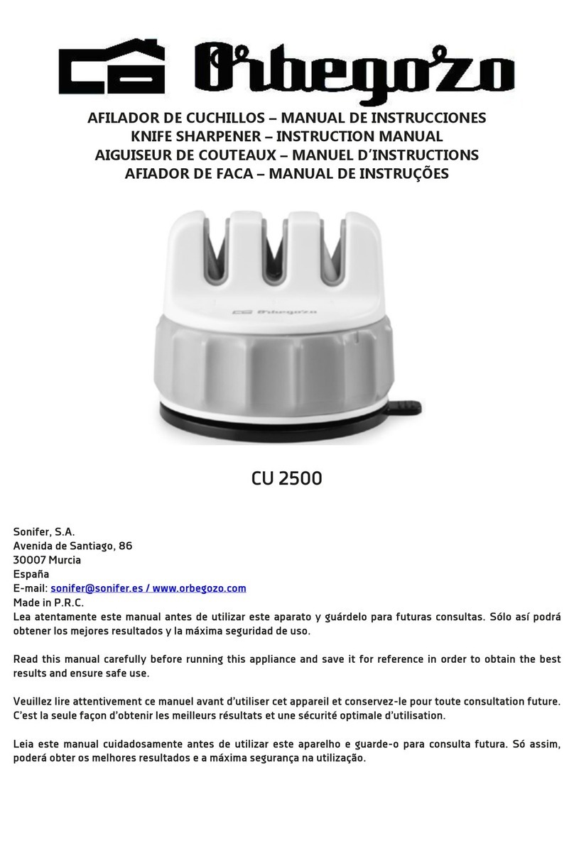 Orbegozo CU 2500 instruction manual Orbegozo CU 2500 instruction manual