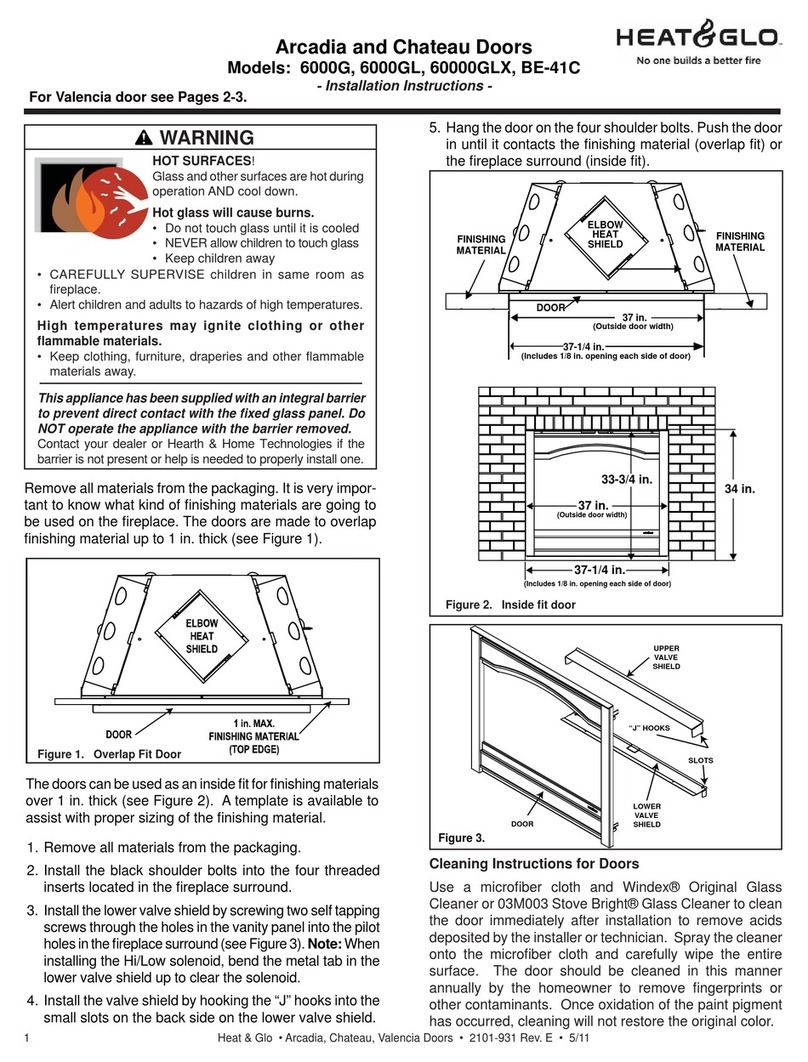 Heat & Glo 6000G installation instructions