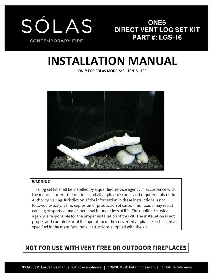 Solas ONE6 User manual Solas ONE6 User manual