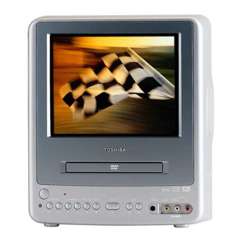 Toshiba MD9DP1 - 9" CRT TV User manual