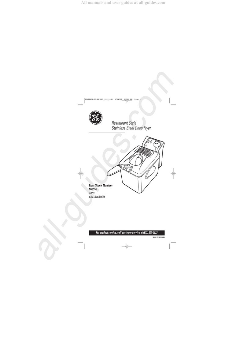 GE 168952 instruction manual