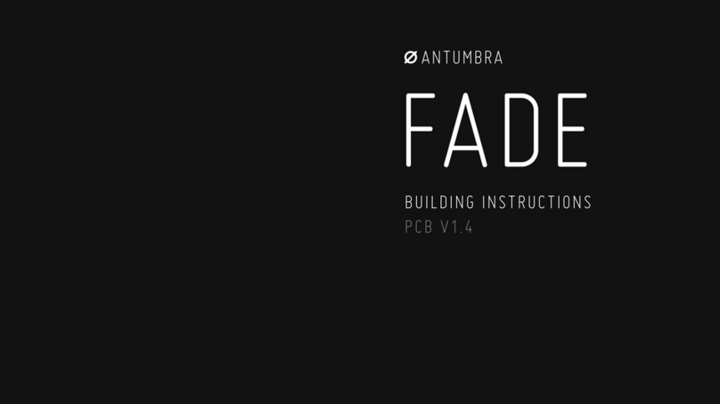 ANTUMBRA FADE Building instructions