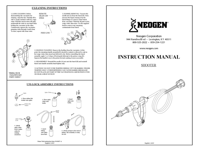 Neogen Ideal Prima 332240 instruction manual