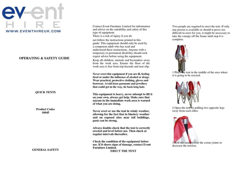 Ev-ent Hire 16045 Operating & safety guide