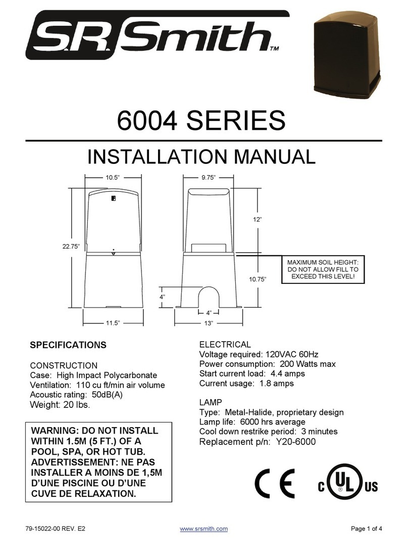S.R.Smith 6004 Series User manual
