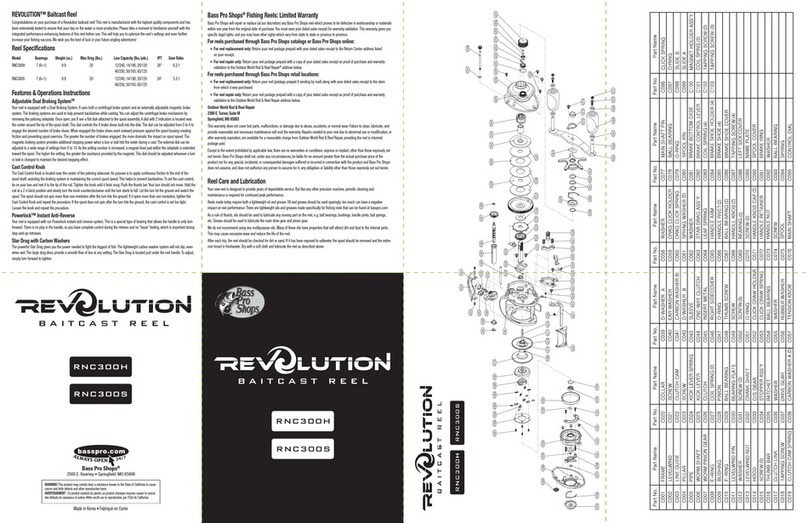 Bass Pro Shops Revolution RNC300H instructions